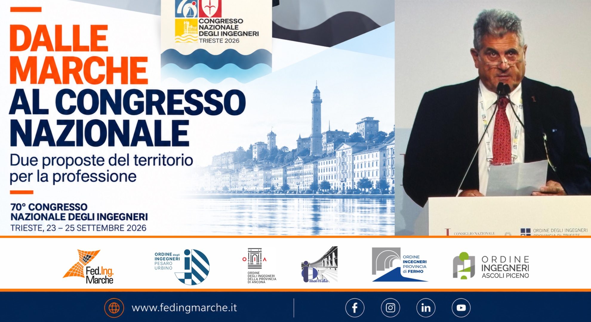 Due proposte delle Marche al Congresso Nazionale degli Ingegneri 2026